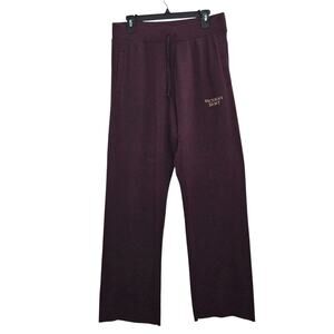 Victoria's Secret Burgundy High Rise Sweatpants. Size Medium